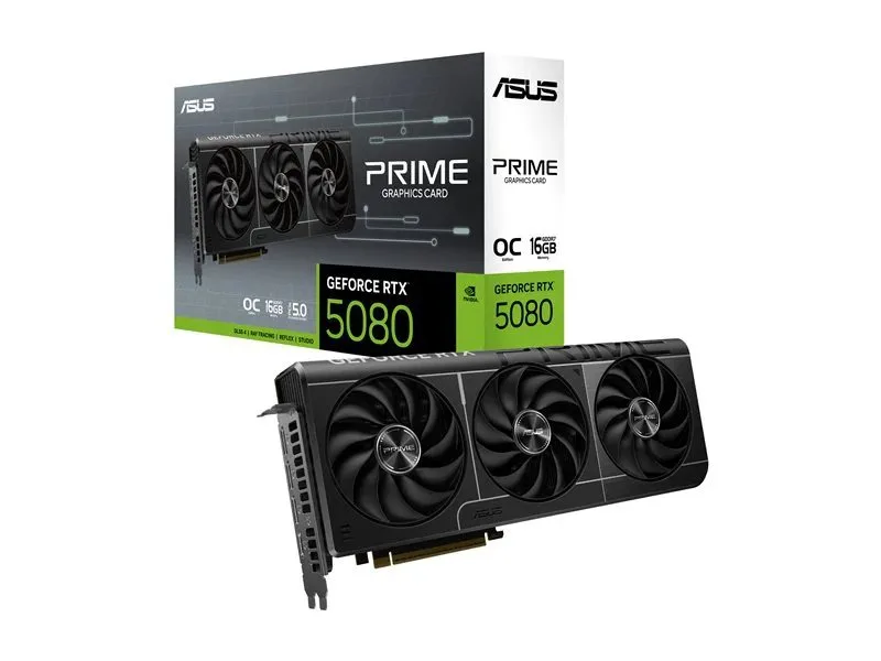ASUS 78810500 видеокарта PRIME GeForce RTX 5080 16GB GDDR7 OC Edition (ЛЕНОВО) ASUS 78810500 видеокарта PRIME GeForce RTX 5080 16GB GDDR7 OC Edition (ЛЕНОВО)
